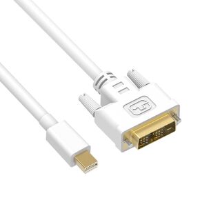 (10 Pack 10Ft Mini DP Male to DVI Male Cable - 10 Feet