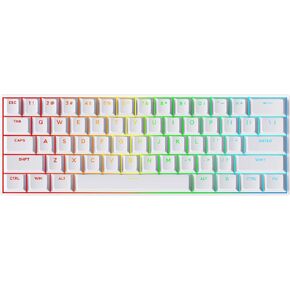 Ace 60 PRO Gaming Keyboard 60 Percent, Hall Effect Keyboard Wired, Magnetic Switch Keyboards Rapid Trigger, 8K Polling Rate, Adjustable Actuation Point, RGB Lighting, HotSwap, White