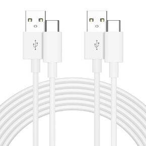 كابل Car Carplay لـ iPhone 16 سلك الشحن السريع ، [Apple MFI Certified] 2 Pack 10ft USB A to USB C سلك شاحن سيارة سريع لـ iPhone 16/16 Plus/16 Pro/16 Pro Max/15/15Pro/15 Pro Max Cable