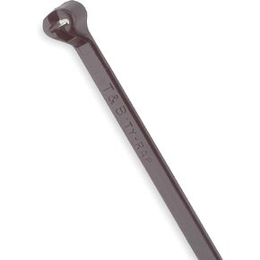 Thomas & Betts TY24MX Cable Tie 30lb 5.5" Ultraviolet Resistant Black Nylon with Stainless Steel Locking Device Bulk Pack (1000 Pack)