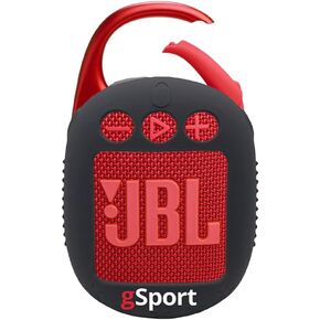 JBL Clip 5 Ultra Portable Bluetooth Speaker Bundle with gSport Silicone Sleeve (Red)