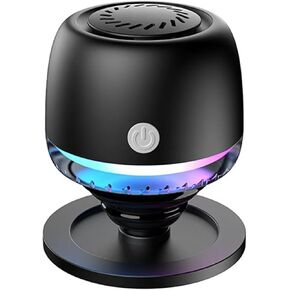 Magnetic Bluetooth Speaker with RGB Lights – Portable Airbag Design Mini Speaker with Strong Suction Base,Wireless Stereo, for Phone, Desk, and Car