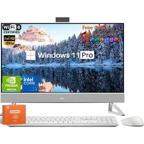 Dell 7730 27" FHD All-in-One Desktop, with Office Pro Lifetime License, Intel Core 7-150U 10-Core (Up to 5.4GHz), NVIDIA MX570A, Touchscreen, 64 GB RAM, 1 TB SSD, Wi-Fi 6E, Win11 Pro, w/Accessories