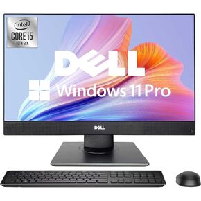 Dell OptiPlex 7490 23.8" FHD All-in-One Desktop PC, Quad-Core i5-10500 3.1GHz, 16GB RAM, 512GB SSD, Keyboard & Mouse, WiFi, Bluetooth, HDMI, Windows 11 Pro (Renewed)
