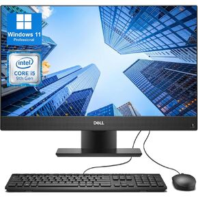 Dell Optiplex 7470 All-in-One Computer Win11 ، 23.8in FHD (1920x1080) AIO PC للأعمال ، معالج I5-9500 ، ذاكرة الوصول العشوائي 16 جيجا بايت ، 512 جيجابايت SSD (متجدد)