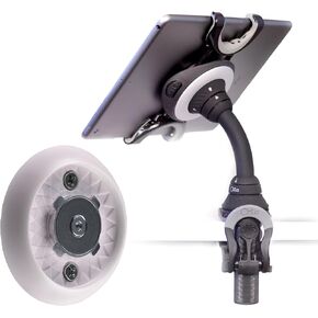 OCTA Lynx & Wall Mount Bundle – Modular iPad Handle, Stand & Mount with White Wall Dock – Universal Fit for iPad, Galaxy, Kindle & Large Phones – Hands-Free Use for Work, Home Automation & Travel