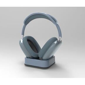 Maxdokr Charging Stand for AirPods Max ، حامل سماعات سطح المكتب ، حامل سماعات الرأس المغناطيسية ، قاعدة شحن لسماعات الرأس ، المصممة لـ AirPods Max (Stealth Black)