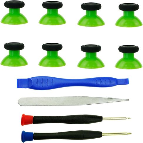 CTHTBZ 8PCS Replacement Thumbstick for Xbox one S/X/Elite Controller, Joysticks Repair Kit for Xbox Series X S Controller, Custom Analog Thumb Sticks Parts for Xbox Core Controller-Black in Saudi Arabia