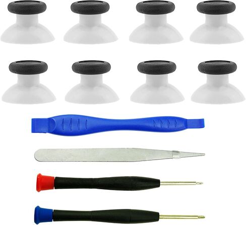 CTHTBZ 8PCS Replacement Thumbstick for Xbox one S/X/Elite Controller, Joysticks Repair Kit for Xbox Series X S Controller, Custom Analog Thumb Sticks Parts for Xbox Core Controller-Black in Saudi Arabia