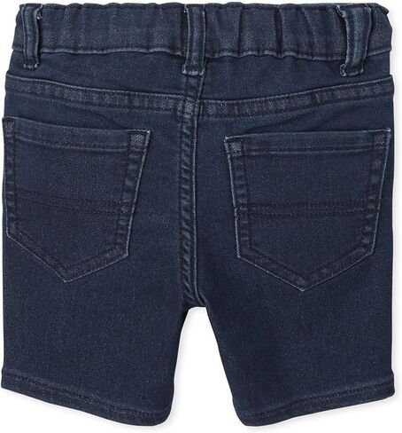 The Children's Place,And Toddler Boys Stretch Denim Shorts,Baby-Boys,Black/Grey/Blue 3 Pack,2T in Saudi Arabia