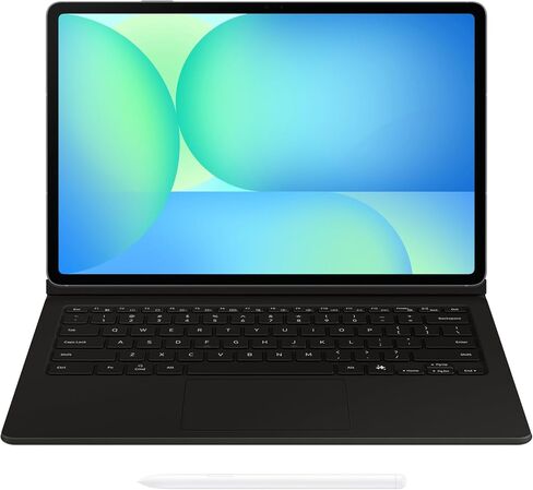 SAMSUNG Galaxy Book Cover Keyboard (with Trackpad) for Galaxy Tab S10 FE+ - AI Key for Galaxy Tab S10 FE+, Detachable Platform, PC-Like Experience, Wireless Keyboard Sharing, Black in Saudi Arabia