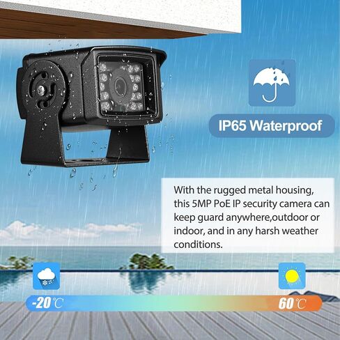 HD 4K 8MP POE IP كاميرا أمان صغيرة ، كاميرا صغيرة داخلية POE IP CAM IP65 مقاومة للماء ، LING LING LENS ، H.265 اكتشاف الحركة (I704-P-HS82) in Kuwait