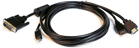 UDD-12A+HDMI – 2 Port USB + Dual HDMI KVM Package (10 ft. HDMI Cables Kit) in Kuwait