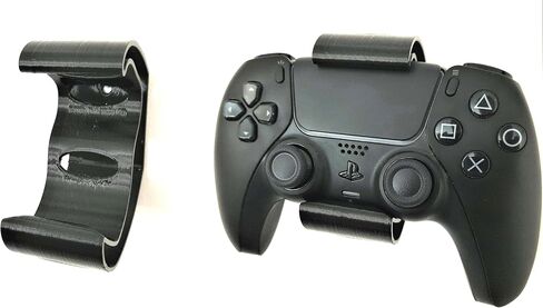 Controller Holder – Under Desk or Wall Mount for PS5 DualSense, Xbox, and Switch Pro Controllers | Quick Snap-in Design | Made in USA in Saudi Arabia