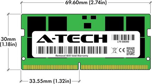 A-Tech 32GB RAM for ASUS ROG Strix G17 (2023) G713, G713PI, G713PU, G713PV Gaming Laptop | DDR5 5600MHz PC5-44800 SODIMM 2Rx8 1.1V 262-Pin Non-ECC SO-DIMM Memory Upgrade in Saudi Arabia