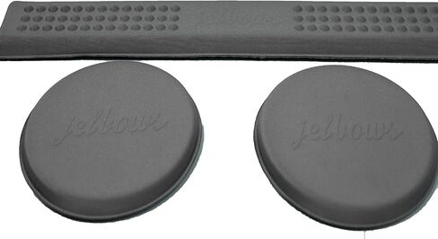Jelbows Ergonomic Elbow Conbow Pads & Keyboard Wrist Cushion Bundle for Desk (Graphite Fabric) in Saudi Arabia