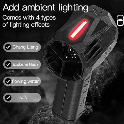 Yoidesu X64 PRO Mini Violent Turbo Fan, Super Powerful Compressed Air Duster Dry Blower, 64mm Duct Fan Brushless Motor Blower, Thrust 1.5kg / s Wind Speed 350km / h, 60W Fast Charging in Saudi Arabia
