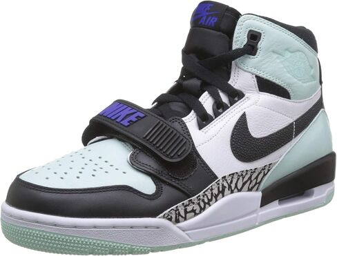 حذاء Jordan Air Legacy 312 Low للرجال مقاس 9، اللون: أسود Valor Blue University Red Wolf رمادي-أسود in Saudi Arabia