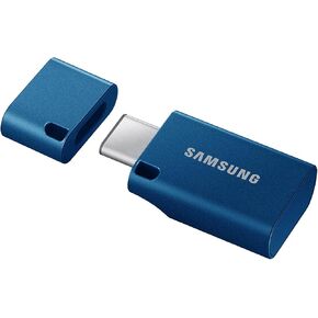 Samsung Type-C USB Flash Drive, 512GB, Transfers 4GB Files in 11 Secs w/Up to 400MB/s 3.13 Read Speeds, Compatible w/USB 3.0/2.0, Waterproof, 2024, Blue, MUF-512DA/AM