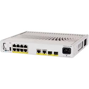 Cisco Catalyst C9200CX-8P-2X2G Ethernet Switch - 8 Ports - Manageable - Gigabit Ethernet, 10 Gigabit Ethernet - 1000Base-T, 10GBase-X - 3 Layer Supported - Modular - 240 W PoE Budget - Twisted Pair, O