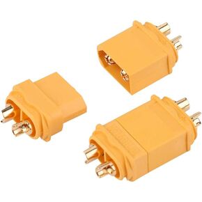 10 Pairs of Male Female Connectors Plugs with Sheath Housing for High Amp RC Battery ESC Connection