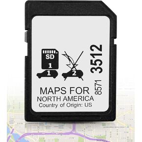2024 Version Navigation SD Card Replace 85713512 Fit for Buick Enclave Encore Envision Cadillac CT4 CT5 XT5 XT6 CT6 Escalade Chevrolet Blazer Camaro Colorado Equinox Malibu Silverado