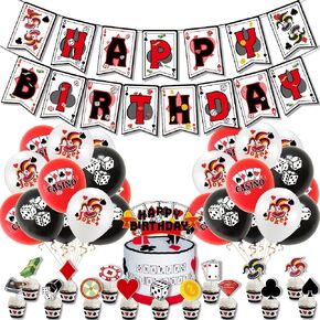 33pcs Construction Birthday Decorations For Boys construction Party Supplies For 1st 2nd Boys Birthday Excavator Construction Balloons, Birthday Banner Cake Toppers For Kids Birthday Party Decor in Saudi Arabia