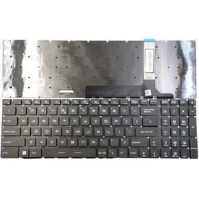 Replacement Backlit Keyboard for MSI GS76 GS76-Stealth GS76-Stealth-11UE GS76-Stealth-11UG GS76-Stealth-11UH GS76-Stealth-11UX