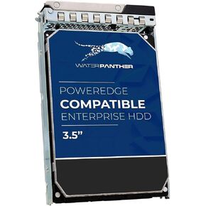 Panther Water 18TB SAS 12GB/S 7.2K RPM 3.5 بوصة محرك الأقراص الصلبة في Enterprise في صينية 15G 15G متوافقة مع خوادم Dell PowerEdge R240 R340 R740XD R550 R750 (متجددة)
