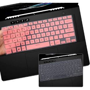 2 Pack Keyboard Cover for ASUS ROG Zephyrus G14 G15 GA402 G402RJ GA503 GA503 GA503QR/QS/QM, ROG Zephyrus M16 GU603HM, TUF Dash F15 FX516PR FX516PM TUF516PE TUF516PR, ASUS ROG Flow X13 GV301QH