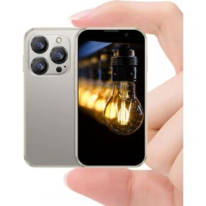 Mini Phone for Kids Unlocked Smartphone 3.0" HD Touch Screen Mini Android Phone Quad Core 2G+16G Dual Sim Small Mobile Phones for Student Face ID Best Gift for Kids - Gray
