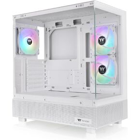 TT View 270 Plus TG ARGB MID Tower Win Snow White 3 Fans CA-1Y7-00M6WN-01