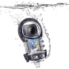 Waterproof Housing Case for Insta360 ONE X3, Underwater Dive Protective Shell 50m/164ft with Bracket Accessories, IPX8 Waterproof Camera Dive Case