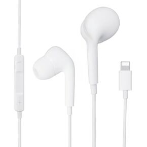 Wired Headphones for iPhone.Earphones Built-in Microphone & Volume Control. Earbuds Compatible with iPhone 14/13/12/11 Pro Max/Xs Max/XR/X/7/8 Plus White,