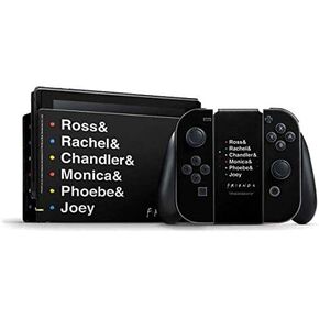 Skinit Decal Gaming Skin Compatible with Nintendo Switch Bundle - Officially Licensed Warner Bros Friends Pattern Design