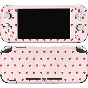 Skinit Decal Gaming Skin Compatible with Nintendo Switch Lite - Pink and Red Hearts Design