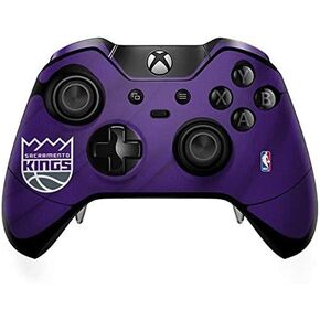 Skinit Skinit Gaming Gaming Contarible مع وحدة التحكم في Xbox One Elite - NBA Sacramento Kings Design