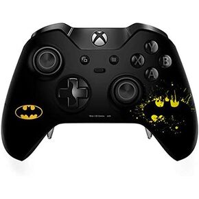 Skinit Decal Gaming Skin Compatible with Xbox One Elite Controller - Officially Licensed Warner Bros Batman Logo Yellow Splash Design