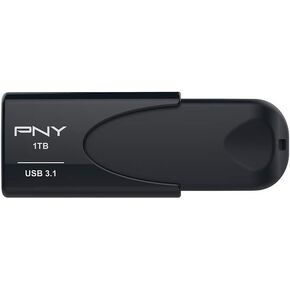 PNY Attaché 4 USB 3.1 Flash Drive - 1TB - Black