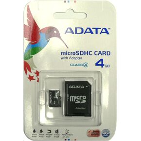 ADATA MICROSDHC CL4 4GB Retail