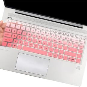 Silicone Keyboard Cover Skin for 14" HP Probook 440 G8 G9 G10 /HP Probook 445 G8 G9 G10/HP Probook 640 G7 G8 14 inch Laptop, 2023 2022 2021 New HP Probook 14 Keyboard Protector Cover Skin-Rainbow