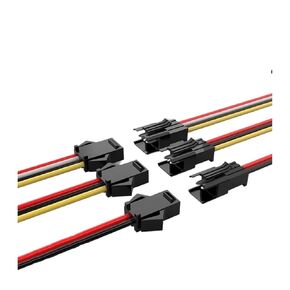 10pairs 10cm SM 2P 3P 4P PL-AUG Socket ذكر إلى موصل سلك أنثى L/E/D شرائط مصباح محول سريع (2P ، 20 سم)