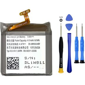 EB-BR965ABY Replacement Battery for Galaxy Watch 6 47mm,Rechargeable 0 Cycle Battery Compatible with Samsung Galaxy Watch 6 47mm SM-R965U SM-R960 with Repair Tool Kits