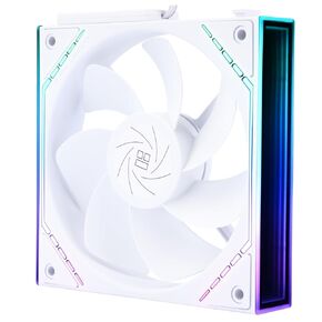 Thermalright TLM12QRW,Wireless Splicing Chassis Fan,Building Block Splicing Fan,Infinity Mirror ARGB Lighting Effect,Reverse Blade Design,New Power chip Module simplifies Wiring Management