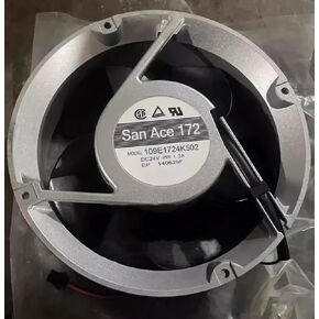 109E1724K502 2-Wire (172x172x51mm) DC24V 1.3A Inverter Cooling Fan