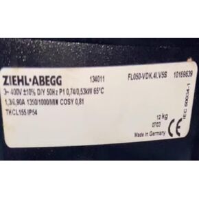 FL050-VDK.4I.V5S 400V 1.3/0.90A 0.74/0.53KW 1350/1000RPM coolig Fan