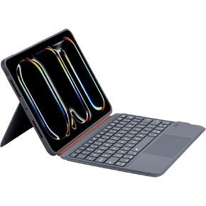 Keyboard Case Compatible 2022/2025Generation IPad 10th/11th (A16) with Magnetic Keyboard Case for iPad 11 inch/10th Gen 10.9 inch, Multi Touch Trackpad-Backlit Cantilever(Gray)