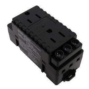 WEIDMULLER 6720005430 Connector, AC Outlet, Duplex, RCPT, 15A, 120V