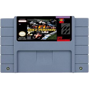 لعبة RPG لـ F1 Pole Position - خرطوشة إصدار الولايات المتحدة الأمريكية متاحة لأجهزة ألعاب الفيديو SNES