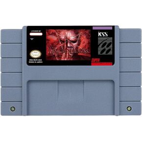 Action Game for The King of Demons - USA Version Cartridge Available for SNES Game Consoles